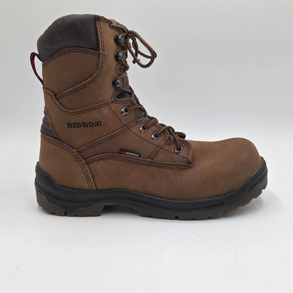 Red Wing Mens King Toe‎ 8-inch Waterproof Boot 2280 Work Brown Size 9 D